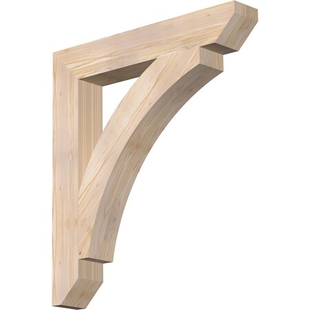 Ekena Millwork Thorton Slat Smooth Bracket, Douglas Fir, 5 1/2"W x 36"D x 40"H BKT06X36X40THR06SDF